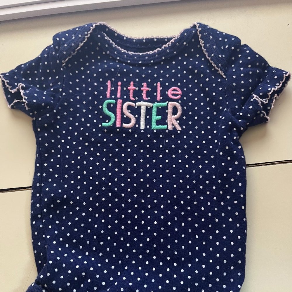 Little sister onesie